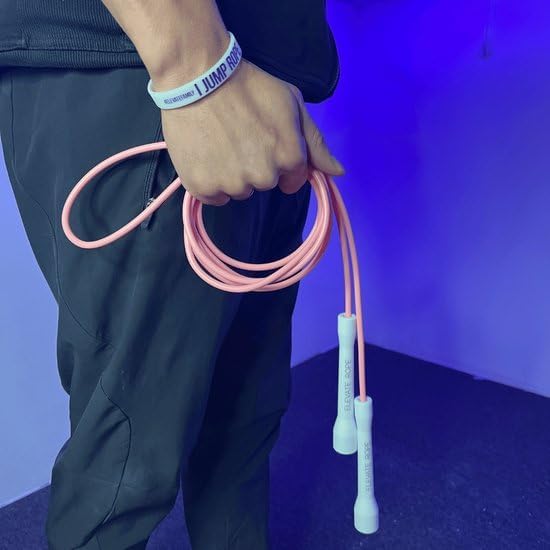 Elevate Rope Professional Beaded Jump Rope - 3m Adjustable, Quality Beads & Poly Cord - For Freestyle, Cardio & Tricks - All Levels & Indoor/Outdoor Use