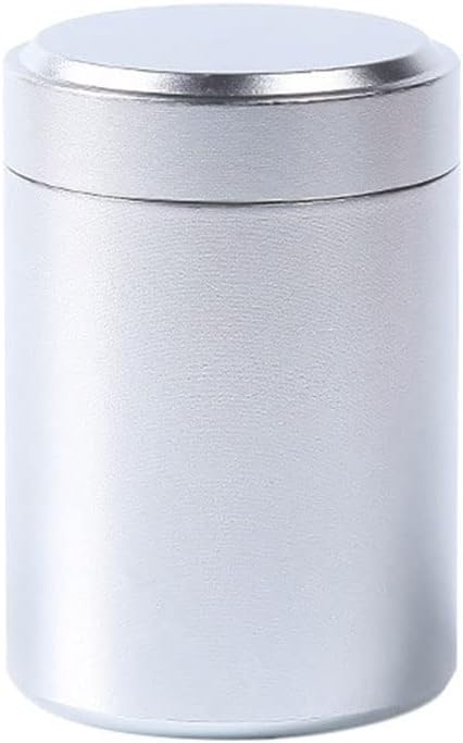 70ML Airtight Aluminum Stash Jar Herb Storage Container Tobacco Stash Box Pill Box,silver