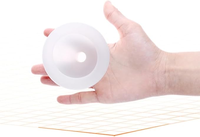 EXCEART Pressure Drum Massage Chest Physical Cup Percussion Treatment for The Inability to Expectoration and Long-Term Bed Rest Basic Nursing Work White