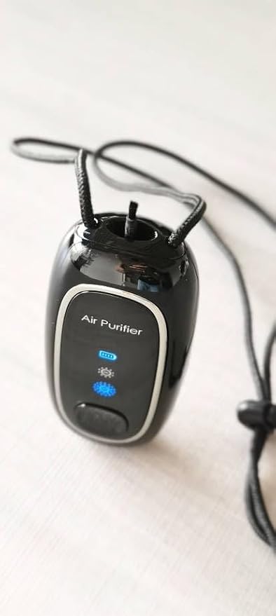Wearable Air Purifier Necklace with Two Gears of Negative Ions - Air Purifier for All Ages!