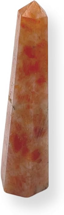 WholesaleGemShop 3 Inch Gemstones Obelisk Tower Jumbo Facet Aura Rock Crystal Natural Polished Earth Wand Spirit