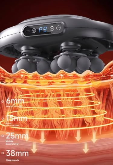22-Head Massage Gun, Deep Tissue & Muscle Recovery, Pain Relief, Whole Body Relax, Certified 2026 Model, Gray