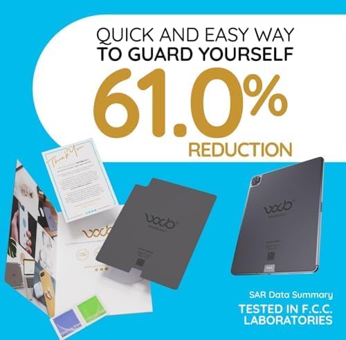 EMF Protection Sticker for iPad, The Only Patented, Scientifically Backed, Lab-Tested 5G EMF Shield Sticker to Protect You & Your Loved Ones - USA Made - WaveBlock iBlock- iPad 9