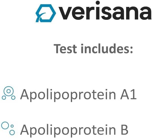 Essential Apolipoprotein Test – Comprehensive Analysis of Apo A1 and Apo B – at-Home Testing Kit – Analysis by CLIA-Certified Lab – Verisana
