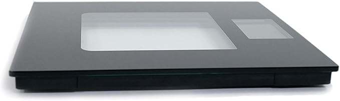 Extra Wide Glass Talking Digital Scale | The Bathroom Scale That Talks | Accurate Visual & Voice Display Digital Scale for Body Weight | 395 Pounds Max | Wide Width Tamper Glass | Large LCD Display