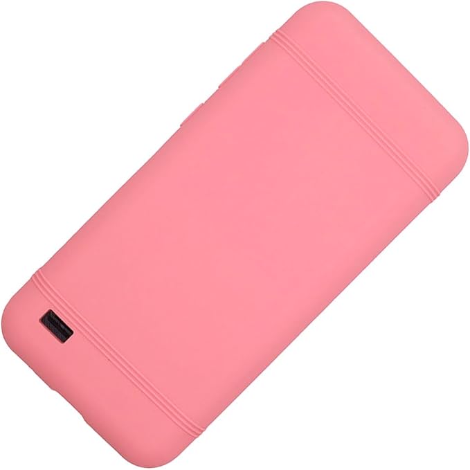Premium Silicone Case (More fit/More Coverage/More Protection) for Omnipod 5 Receiver (Continuous Glucose Monitoring) (Pink)