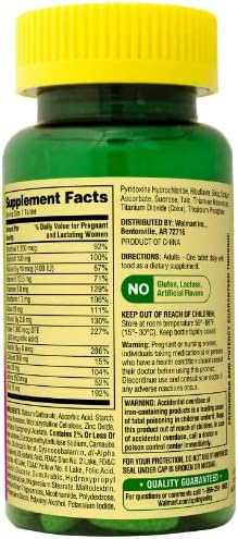 Spring Valley Multimineral Prenatal Multivitamin Tablets Dietary Supplement 100 Count Pack of 2 Includes Pill Organizer