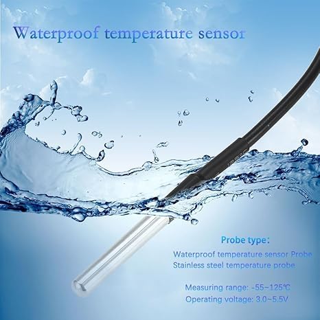 Zigbee 4CH Temperature Monitoring Switch,120V Dry Contact Smart Relay Module,Tuya App Remote Control,with Waterproof Sensor Probe(Tuya Zigbee hub needed)