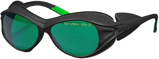 Professional 500nm-1200nm Wavelength IPL Laser Safety Glasses Eye Protection for Hair removal , Red Light Therapy Glasses Protective Tanning Goggles Eyes Protection for Laser Cosmetology Operators
