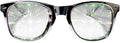 GloFX Ultimate Diffraction Glasses - Chrome - 3D Prism Rainbow Effect - Great Edm, Festival, Concert, Fireworks, Christmas Lights, and Rave Accessory - Chrome Frames
