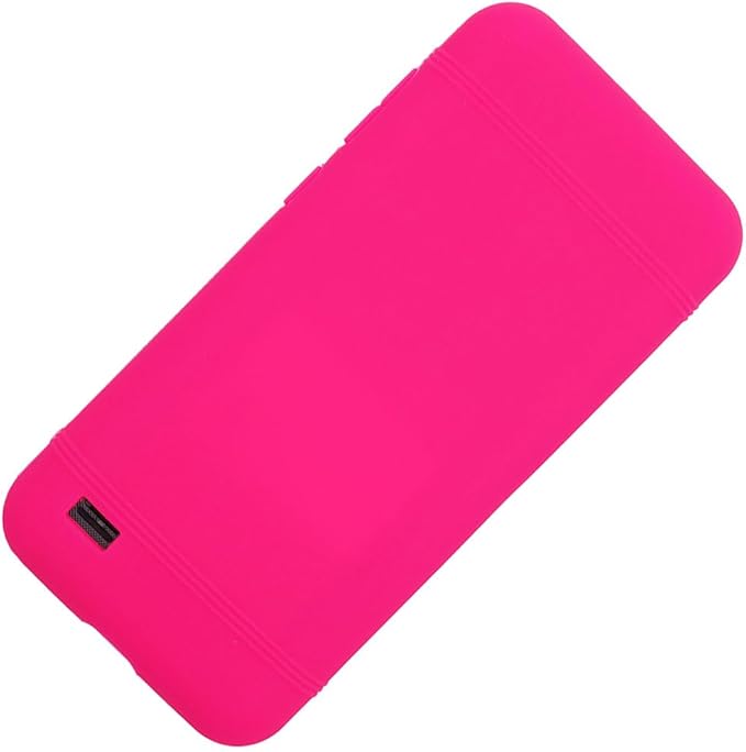 Premium Silicone Case (More fit/More Coverage/More Protection) for Omnipod 5 Receiver (Continuous Glucose Monitoring) (HOT Pink)