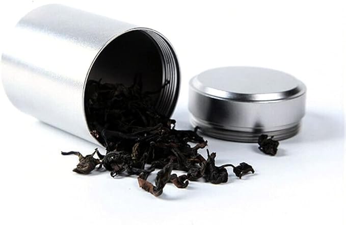 70ML Airtight Aluminum Stash Jar Herb Storage Container Tobacco Stash Box Pill Box,silver