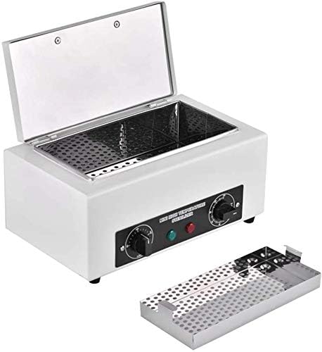 300W Heat Sterilizer NV-210 w/Timer Disinfection Box Manicure Pedicure SPA Salon Equipment for Sundry Beauty Hair Nail Metal Tools