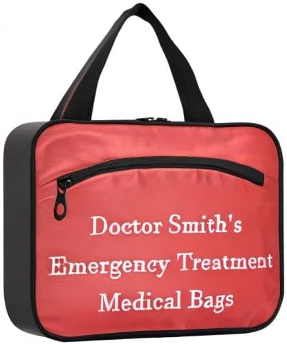 Naanle Custom Pill Organizer Bag with Name Text Travel Pill Bottle Medicine Organizer Home Storage Medication Bag for Vitamin Supplements, Personalized First Aid Bag for Car Camping, 1.0 Count