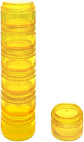 HaiSea Weekly Travel Pill Planner-Monthly Pill Organizer, Daily Month Pill Box-Separate AM/PM Compartments Colors Vary