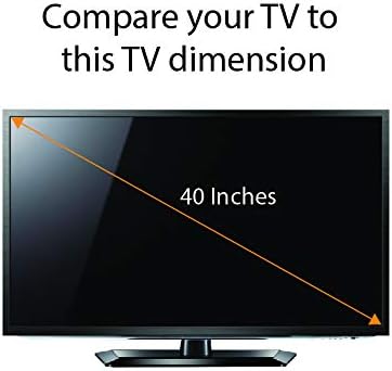 Anti Blue Light Screen Protector for 40 Inches (Screen measured Diagonally) TV. Filter out Blue Light that relieve computer eye strain and help you sleep better