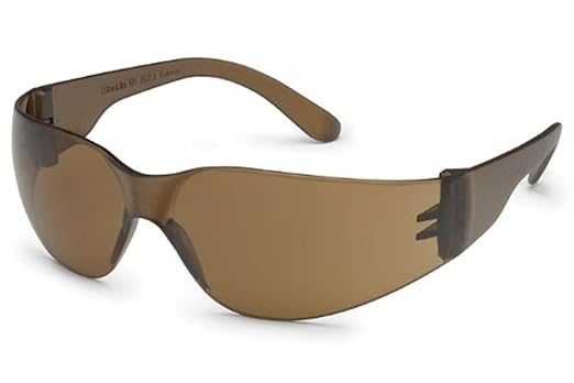 Gateway Safety 4687 UL-Certified StarLite Safety Glasses, Mocha Anti-Fog Lens, Mocha Temple (Pack of 10)