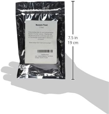 Crime Scene Semen Detection Test Strips, Infidelity Test Kit (Pack of 5)