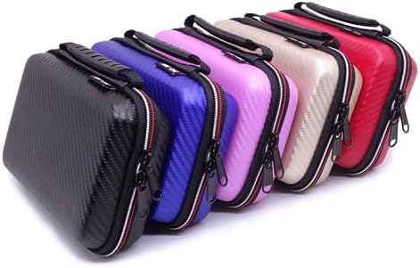 Hard Shell Diabetic Supplies Travel Case Diabetes Testing Kit Organizer Bag for Blood Sugar Test Strips, Glucose Meter, Lancets, Lancing Device, Medication, Pills, Insulin Syringes,Pens, Needles (Red)