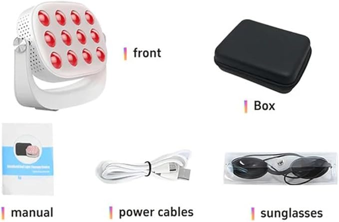 Portable Red Light Therapy Device – Rechargeable LED Light Panel with 660nm & 850nm Infrared – Handheld Compact Design for Home & Travel