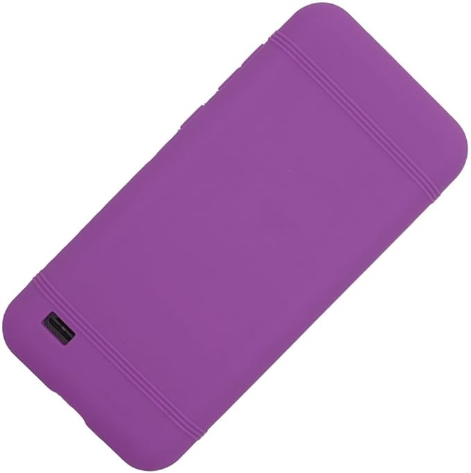 Premium Silicone Case (More fit/More Coverage/More Protection) for Omnipod 5 Receiver (Continuous Glucose Monitoring) (Purple)