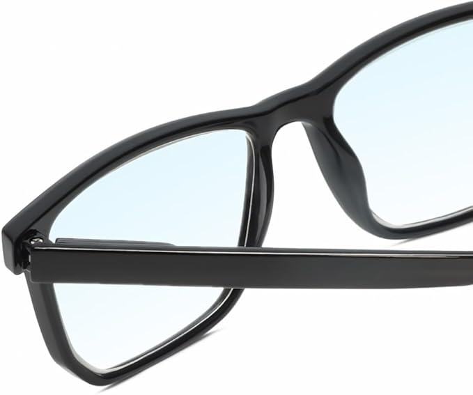Calabria R861 Rectangular Blue Light Blocking Reading Glasses Men Women Trendy Eyeglass Work Gaming Computer Readers w/Case