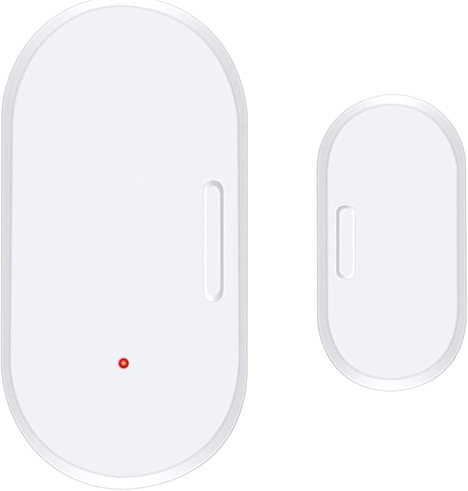 Haozee Door and Window Sensor, Requires Zigbee Hub, Zigbee Connection, Wireless Detector for Alarm Systems and Smart Homes, Compatible with Home Assistant,SmartThings