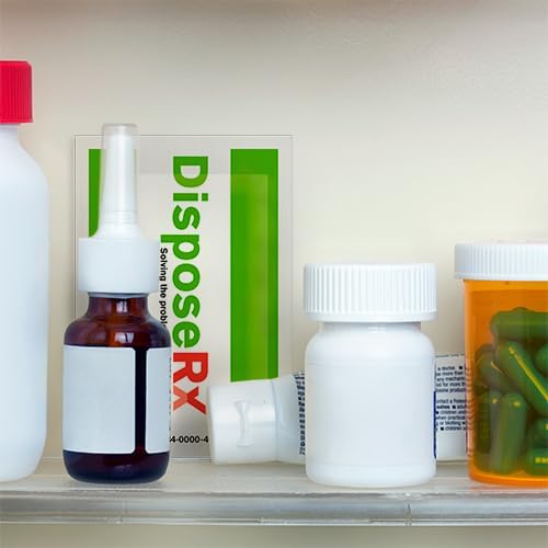 Medication Disposal Packets – 3 Pack – Affordable in-Home Drug Disposal – Renders Pills, Capsules, Liquids Unusable – Simple, Safe, Effective –Trusted by Pharmacies