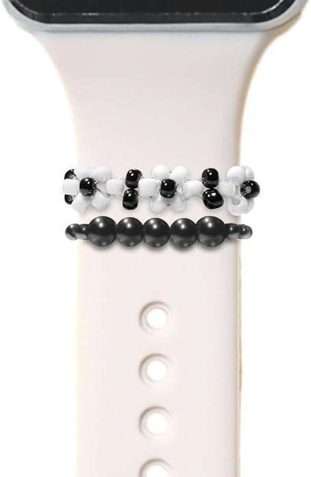 Shungite Smart Watch Band Bling Decor Charm | Compatible with Apple iWatch Galaxy Oculus | 38mm 40mm 41mm 42mm 44mm 45mm 49mm | Smartwatch Protection
