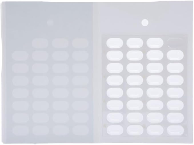 31 Day Cold Seal Pill Blister Cards – Monthly Disposable Medication Organizer for Caregivers, Summer Camps, Pharmacists, and Daily Pill Management (Pack of 10)