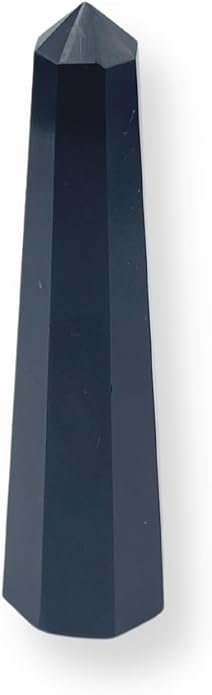 WholesaleGemShop 3 Inch Gemstones Obelisk Tower Jumbo Facet Aura Rock Crystal Natural Polished Earth Wand Spirit