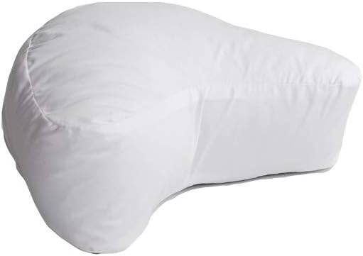 Hermell Products Mini CPAP Neck Travel Pillow with With Cotton-blend Removable Cover