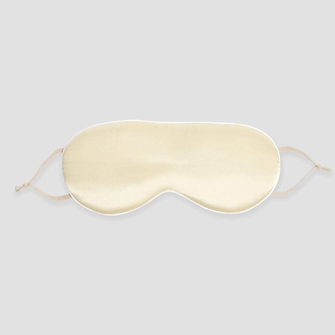 Silk Eye Mask with Hot/Cold Therapy for Eye Care and Sleep