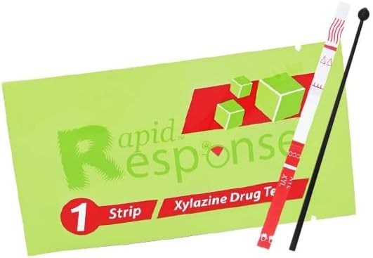 Rapid Response 2.0 Xylazine Test Strips – Detects Xylazine in Liquid & Powder Including Cocaine – Fast, Accurate, and Easy to Use, Harm Reduction & Overdose Prevention (100 Pack)