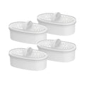 Replacement for All Waterdrop® Pitcher Filtration System, Fits Waterdrop WD-PF-01A Plus, Reduces Lead, PFOA/PFOS, Chlorine, Last Up to 3 Months or 200 Gallons (Pack of 4), AQUA CREST