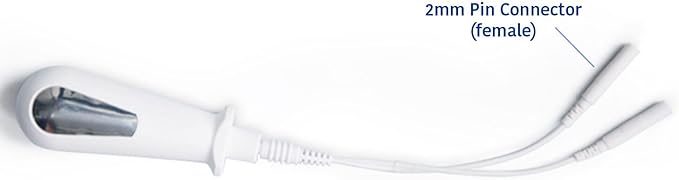 Discount TENS - Vaginal Probe Electrode for TENS, EMS, Estim, Electro Stim Units – Pelvic Floor Exerciser & Kegel Tonor, Medical Grade Stainless Steel & Bio-Plastic with 2mm Pin Connector. Model V1