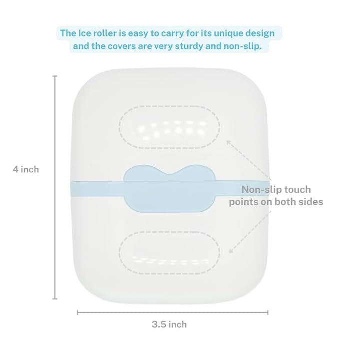 SSENNA 2in1 Ice Roller for Face and Body Shaping, Cooling Therapy - Reduce Puffiness and Skin Tightening, Self-care Gift