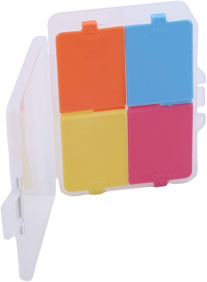 Portable Pill Box Small Pill Container Travel Pill Organizer Case Plastic Pill Storage Case