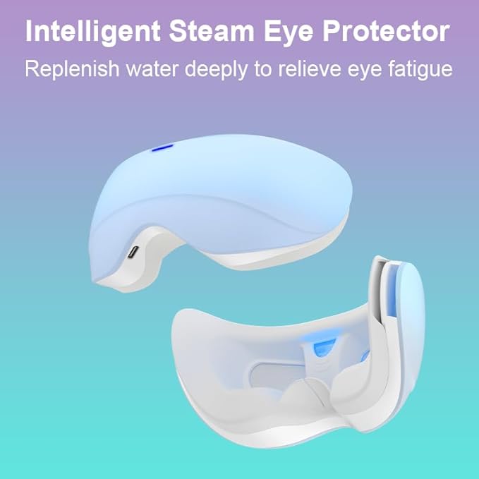 Eye Massager with Heat, Face Massager, Mask for Migraine & Headache Relief, Improved Sleep, Birthday Gifts for Mom Dad Women Men Her Him