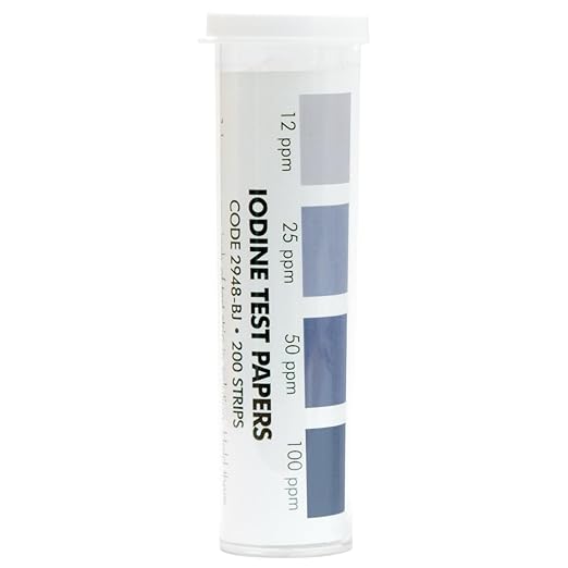 Lamotte Sanitizer Strength Iodine Test Strips