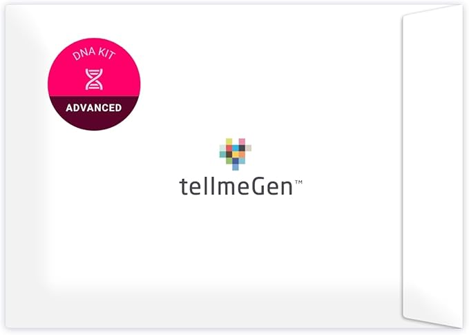tellmeGen Advanced DNA Test: 400+ Health, Ancestry, Traits & Fitness Reports - Fees Included - Lifetime Updates