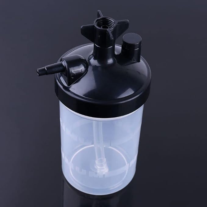 Easy Glide HUM-ROS6 HIGH Flow Oxygen Bubbler Bottle - Humidity for Oxygen Therapy