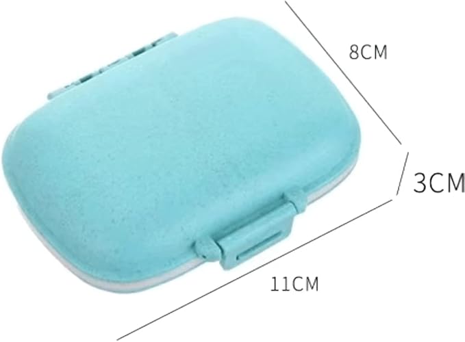Daily Pill Organizer, MUQINGWAN Pill Box and Easy to Carry Convenient Pill. Vitamins. Fish Oil. Calcium Tablets. Supplement The Pill Tissue