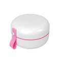 EZY DOSE Mini Vitamin Organizer, Multi Compartments, Portable and Compact Design, Easy Access Sliding Pill Dispenser, Supplement Organizer with Anti-Mix Design, Travel Friendly, Small, White and Pink
