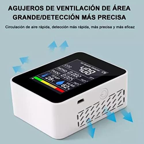 Multi Sensor Air Quality Monitor for CO2 HCHO TVOC Temperature Humidity Detection