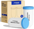Purewell 8-Stage Alkaline Filter Elements, 7-Inch Pitcher Cartridge Compatible with Zero Pitcher, NSF/ANSI 42 & 372 Certified, 2000-Gallon Long-Lasting, Up to pH 9, Reduces 99% Chlorine (2-Pack)