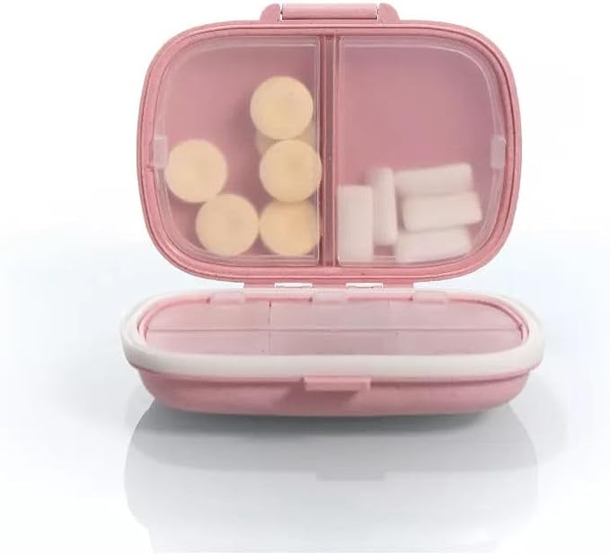 Personal Pill Organizers Pink, Rosado