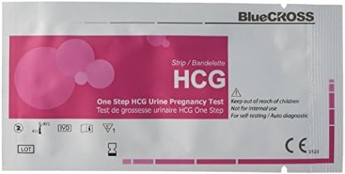 BlueCROSS 10 MIU Early Pregnancy Test Strips (HCG Test Strips) (Pack of 10)