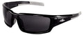 Bullhead Safety Eyewear Maki Glasses - Anti-Fog, Lightweight, Impact/Scratch Resistant, UV Blocking Sunglasses for Hunting/Shooting, Outdoor Sports, Construction, Smoke/Crystal Black
