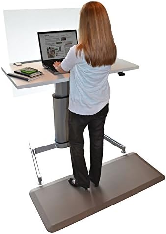 NewLife by GelPro Anti Fatigue Mat: Eco-Pro Foam Anti-Fatigue Comfort Mat - Standing Desk Pad - Professional Floor Mats for Commercial & Industrial Work - 24” x 36” Non Slip Ergonomic Mat - Taupe
